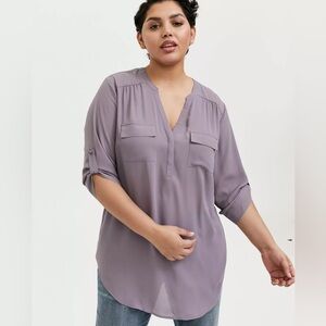 Torrid size 0 Harper blouse